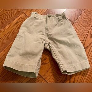 Carhartt Toddler Boy  Khaki Cargo Shorts size 6